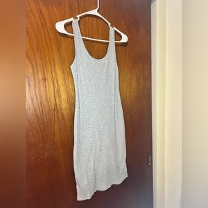 Gray Ribbed Dress (NWOT)